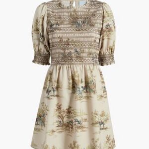 Hill House Vivi Nap Dress; RARE Equestrian Toile print